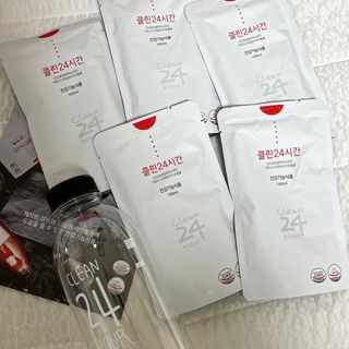 클린24시간 1BOX(5포) + 전용보틀(500ml) — 4.5점을 준 리뷰어가 2022년 9월 올린 사용 사진