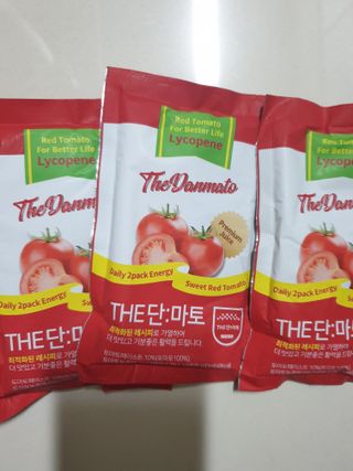 제이제이바이오 더단마토 프리미엄주스 100ml 30팩입 - 무설탕 스테비아 토마토즙 — 5점을 준 리뷰어가 2021년 12월 올린 사용 사진