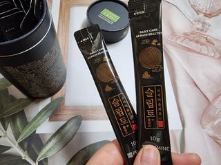 프리마인 자체 기업부설 연구소에서 찾아낸 건강한 수면의 비밀.  슬립토 플러스 30포 — 5점을 준 리뷰어가 2022년 2월 올린 사용 사진