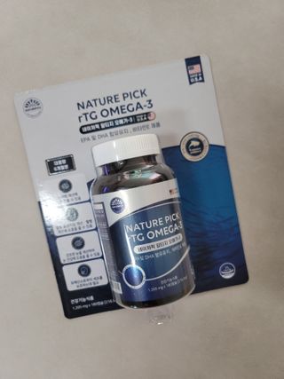 서울약사신협 네이처픽_알티지오메가3_1,205mg x 180캡슐 — 3점을 준 리뷰어가 2021년 9월 올린 사용 사진