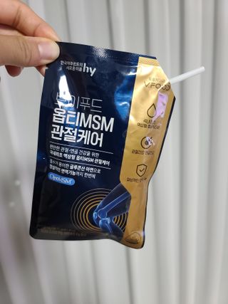 [브이푸드] 옵티MSM 관절케어 (70ml x30포) — 5점을 준 리뷰어가 2022년 6월 올린 사용 사진
