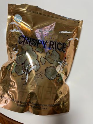미즈꼬레아 치즈맛 누룽지크리스피 — 5점을 준 리뷰어가 2022년 2월 올린 사용 사진