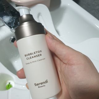 세렌디뷰티 버블톡스 클렌져 — 5점을 준 리뷰어가 2021년 3월 올린 사용 사진