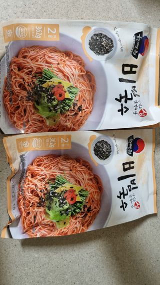 [한면원] 비빔국수 2인분 — 5점을 준 리뷰어가 2022년 8월 올린 사용 사진