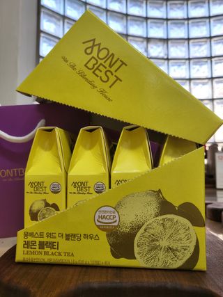 몽베스트 위드더 블랜딩 하우스 _레몬 블랙티 — 5점을 준 리뷰어가 2022년 12월 올린 사용 사진