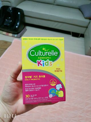 컬처렐 LGG 어린이 유산균 키즈츄어블 1개월분 — 5점을 준 리뷰어가 2021년 1월 올린 사용 사진