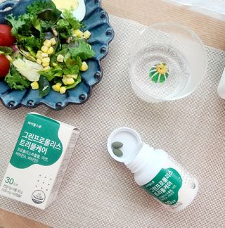 바이탈스푼 그린프로폴리스트리플케어 — 5점을 준 리뷰어가 2021년 6월 올린 사용 사진