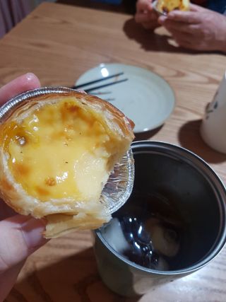 디앙뜨 포르투갈 에그타르트 오리지널 맛+패션후르츠 맛 중 택1 — 5점을 준 리뷰어가 2021년 8월 올린 사용 사진
