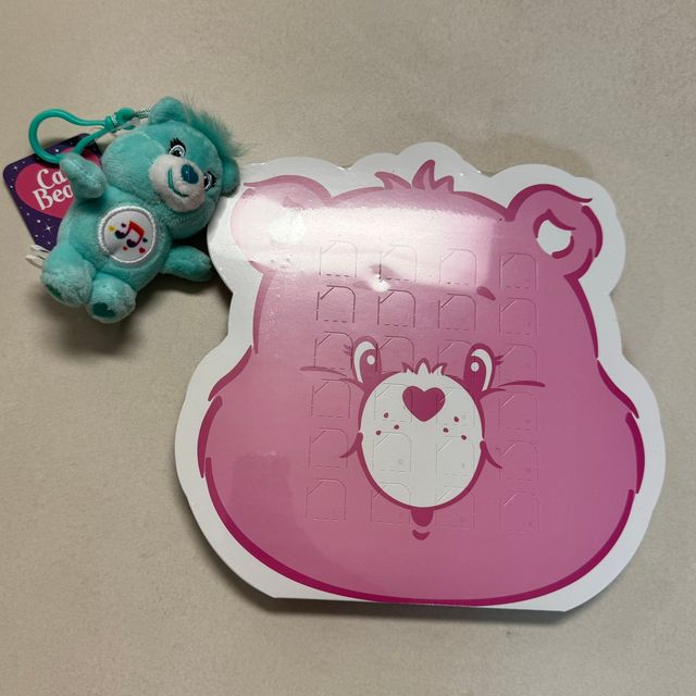 (얼리버드 키링증정)크리스마스 어드벤트 캘린더 초콜릿🧸케어베어 핑크🎀 리뷰 사진