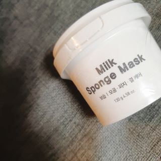 리더스코스메틱 리더스 밀크 스폰지 마스크 — 3점을 준 리뷰어가 2021년 8월 올린 사용 사진