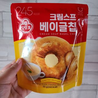 딜라이트 프로젝트 오뚜기스프 베이글칩 2종 — 5점을 준 리뷰어가 2021년 8월 올린 사용 사진