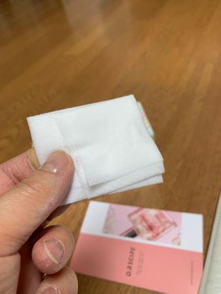 디레시피 세안이 필요없는 순한 클렌징 티슈 — 5점을 준 리뷰어가 2021년 1월 올린 사용 사진