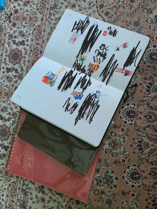 리훈 곰부 체크리스트+ 곰부 리무버블스티커 1장 — 4.5점을 준 리뷰어가 2021년 5월 올린 사용 사진