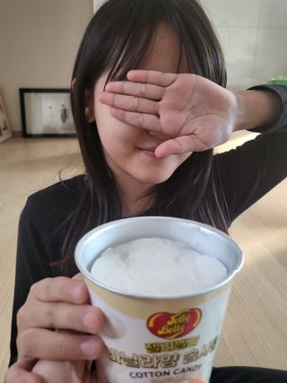 젤리벨리 솜사탕 2종-딸기치즈케이크, 바닐라 — 4.5점을 준 리뷰어가 2022년 4월 올린 사용 사진