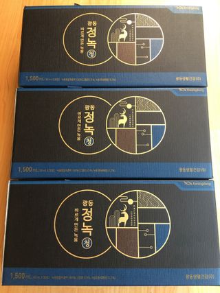 [광동생활건강] 광동정녹청 30포 — 5점을 준 리뷰어가 2021년 10월 올린 사용 사진