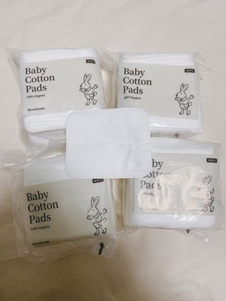 디어엘로디 프리미엄 유기농 베이비 솜티슈 40매 3 + 1 PACK — 5점을 준 리뷰어가 2021년 3월 올린 사용 사진