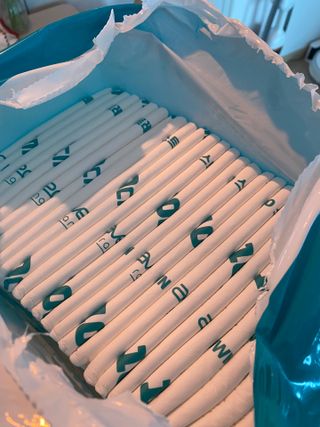 아베크 펫 와이드 프리미엄 중형 애견 강아지 배변 패드 54매 1팩 45g — 5점을 준 리뷰어가 2021년 7월 올린 사용 사진