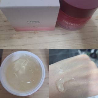 SOONWITH 바이오 수퍼 아쿠아 하이드로 젤 크림 — 5점을 준 리뷰어가 2021년 3월 올린 사용 사진