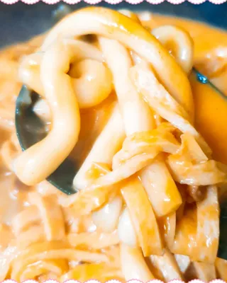 [푸딩팩토리] 로제누들떡볶이 500g / 까르보나라크림누들떡볶이 500g — 5점을 준 리뷰어가 2022년 7월 올린 사용 사진