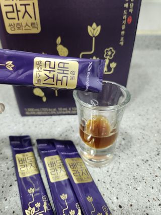 광동생활건강 나우 [광동] 배도라지 쌍화스틱 10mL x 100포 — 5점을 준 리뷰어가 2024년 1월 올린 사용 사진