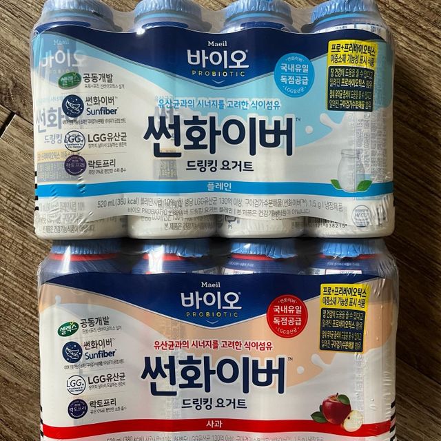 LIVE 매일바이오 썬화이버 드링킹 요거트 리뷰 사진