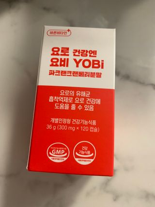 바른비타민 요비 1박스 120캡슐 요로건강 요헬씨 원료 복합 건강식품 — 5점을 준 리뷰어가 2021년 7월 올린 사용 사진