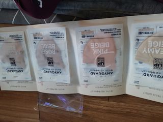 애니가드 셋업메베마스크 (대형 4컬러 + 중형 4컬러) — 5점을 준 리뷰어가 2022년 4월 올린 사용 사진