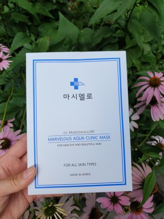 닥터마시멜로 닥터마스멜로 마블러스 아쿠아 클리닉 마스크 — 5점을 준 리뷰어가 2021년 7월 올린 사용 사진