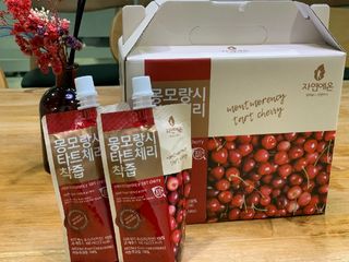 자연에온 몽모랑시 타트체리 착즙 100mL 10개입 2BOX — 5점을 준 리뷰어가 2021년 1월 올린 사용 사진