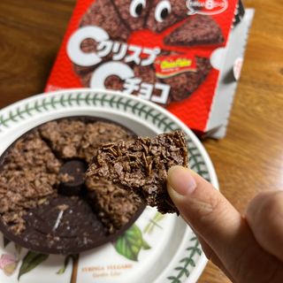 NISSIN 닛신 크리스피 초코 — 3.5점을 준 리뷰어가 2022년 11월 올린 사용 사진