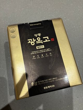 광동생활건강 MF[광동] 식약처 기능성 인정 건강기능식품, 광동 광옥고 밸런스 10mL * 100포 — 5점을 준 리뷰어가 2024년 6월 올린 사용 사진