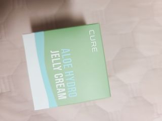 김정문알로에 큐어 큐어 알로에 리프레쉬 젤리 세럼, 큐어 알로에 하이드로 젤리 크림 — 5점을 준 리뷰어가 2021년 2월 올린 사용 사진