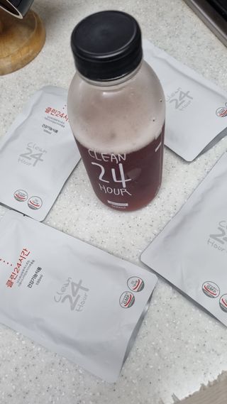 클린24시간 1BOX(5포) + 전용보틀(500ml) — 5점을 준 리뷰어가 2023년 5월 올린 사용 사진