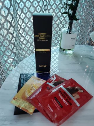 썸헤어 / SUMHAIR 썸헤어 써밋 안티 헤어로스 토닉 — 3점을 준 리뷰어가 2021년 5월 올린 사용 사진