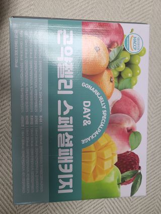 참앤들황토농원 10가지 맛, 입맛대로 스페셜하게~ 가볍게 한 포 땡! 곤약젤리 스페셜 패키지 130ml x 30포 — 4점을 준 리뷰어가 2022년 12월 올린 사용 사진