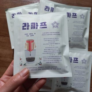 라까프 베트남 핀 커피 드립백 7개입 — 5점을 준 리뷰어가 2022년 9월 올린 사용 사진