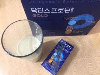 이롬 erom 닥터스 프로틴 골드 — 5점을 준 리뷰어가 2021년 4월 올린 사용 사진