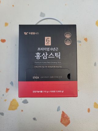 [푸름웰니스] 프리미엄 6년근 홍삼스틱 3mg x 100포 — 3.5점을 준 리뷰어가 2022년 3월 올린 사용 사진