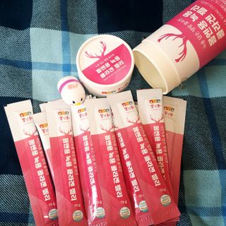 [몸엔용] 녹용 담은 탱탱 콜라겐 녹용 콜라겐 젤리 15g x 20포 — 5점을 준 리뷰어가 2022년 4월 올린 사용 사진