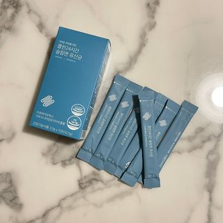 클린24시간 슬림앤유산균 1박스 (3.5g X 15포) — 3점을 준 리뷰어가 2022년 10월 올린 사용 사진