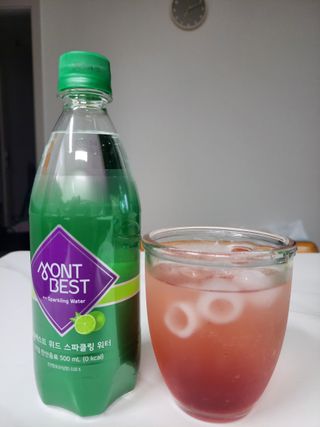 몽베스트 Montbest with Sparkling water Lime20병 — 5점을 준 리뷰어가 2022년 7월 올린 사용 사진