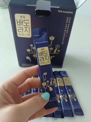 광동생활건강 나우 [광동] 배도라지 쌍화스틱 10mL x 100포 — 5점을 준 리뷰어가 2023년 2월 올린 사용 사진