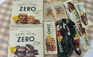 ZERO (초콜릿 칩 쿠키, 카카오 케이크, 후르츠 젤리, 아이스 콜라, 아이스 초코바) — 5점을 준 리뷰어가 2022년 6월 올린 사용 사진