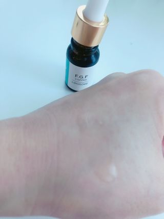 랑팡 EGF+FGF 10ppm 리포좀 앰플 원액 10ml — 5점을 준 리뷰어가 2021년 9월 올린 사용 사진