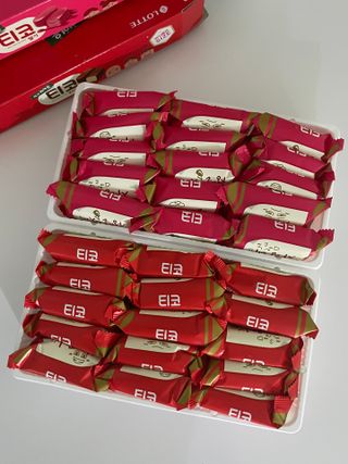 롯데제과 티코밀크초코 — 5점을 준 리뷰어가 2021년 9월 올린 사용 사진