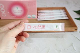 [모마네] 이너뷰티 히알루론산 비오틴 코큐텐 저분자피쉬콜라겐 - 3 g 30포 ★석류맛 — 5점을 준 리뷰어가 2021년 12월 올린 사용 사진