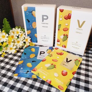 [후르디아] 골라쓰는 비건마스크팩 2종 -백년초 / 망고 — 5점을 준 리뷰어가 2021년 9월 올린 사용 사진