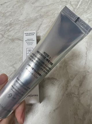 라이브용 [NEW_버진팜스 깨죽크림] 쓱- 바르면 잡티가 사라지는 광/톤/결 비타민크림 — 5점을 준 리뷰어가 2021년 10월 올린 사용 사진