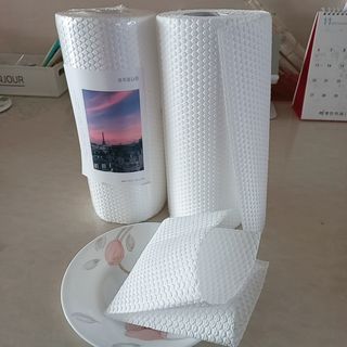 부직포나라 중금속유해물질ZERO 뜯어쓰는 주방 일회용수세미 60매 2매 — 5점을 준 리뷰어가 2022년 11월 올린 사용 사진