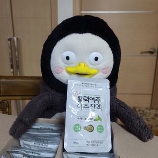 참유원 특허제조 활력 여주진액 여주즙 50포 — 5점을 준 리뷰어가 2022년 3월 올린 사용 사진
